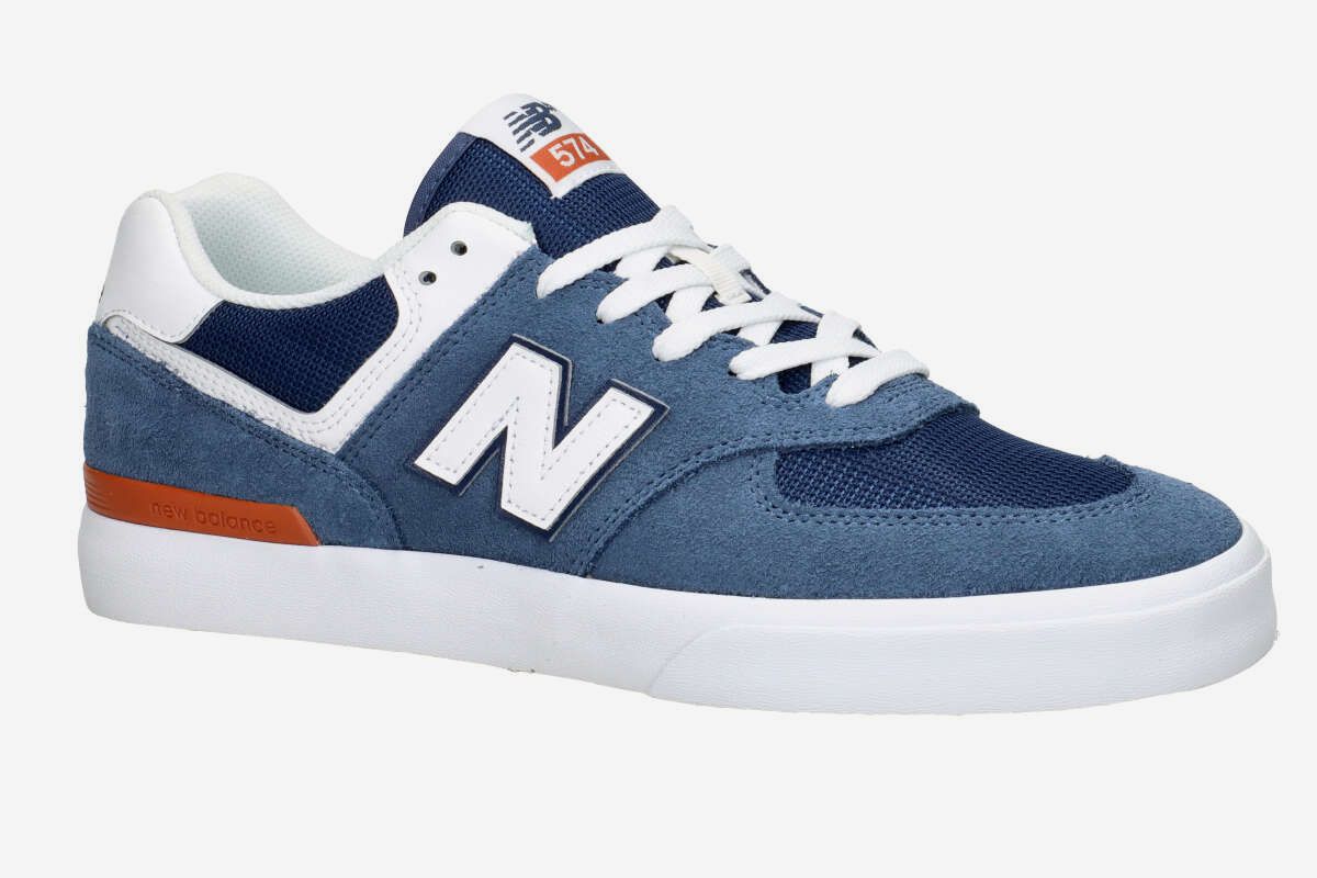 New Balance Numeric 574 vulc Shoes (blue white)
