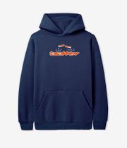 Butter Goods Corrosive Applique Hoodie (navy)