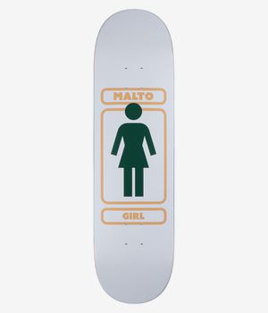 Girl Malto 93 Til Khaki To Shacky OG Twin Tip 8.5" Skateboard Deck (white)
