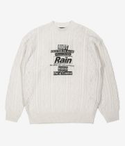 Wasted Paris Rain Cable Sweatshirt (off white)