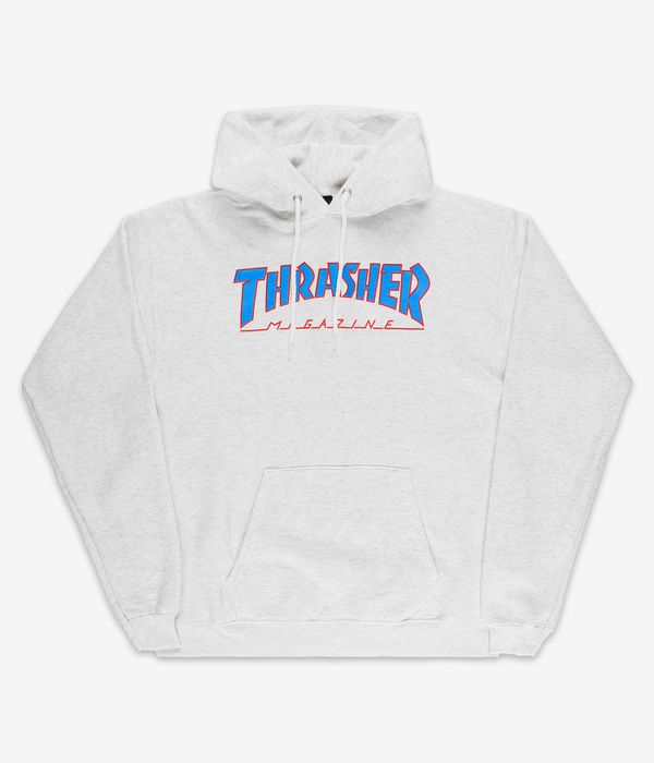 Thrasher Outlined Hoodie (ash grey)