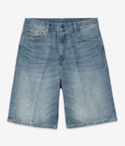 Carhartt WIP Landon Pantaloncini (blue destroy wash splatter)