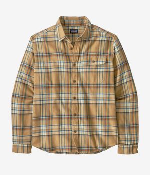 Patagonia Lighweight Fjord Flannel Shirt (daydream beeswax tan)