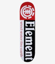Element Team Section Twig 7.375" Skateboard Deck (black white red)