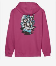 Santa Cruz Crescent Bone Hand sweat à capuche (burgundy)