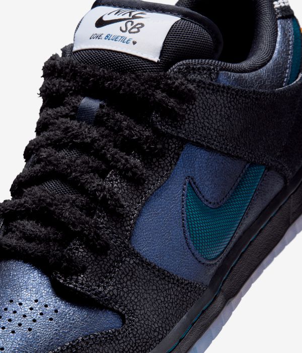 Nike SB x Bluetile Dunk Low Shoes (black marina white campfire oran)