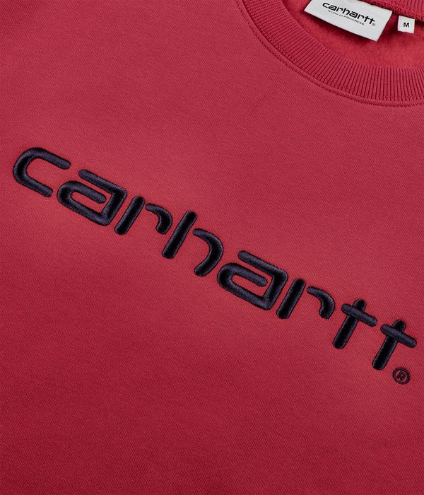 Carhartt WIP Basic Sweatshirt (cherry space)
