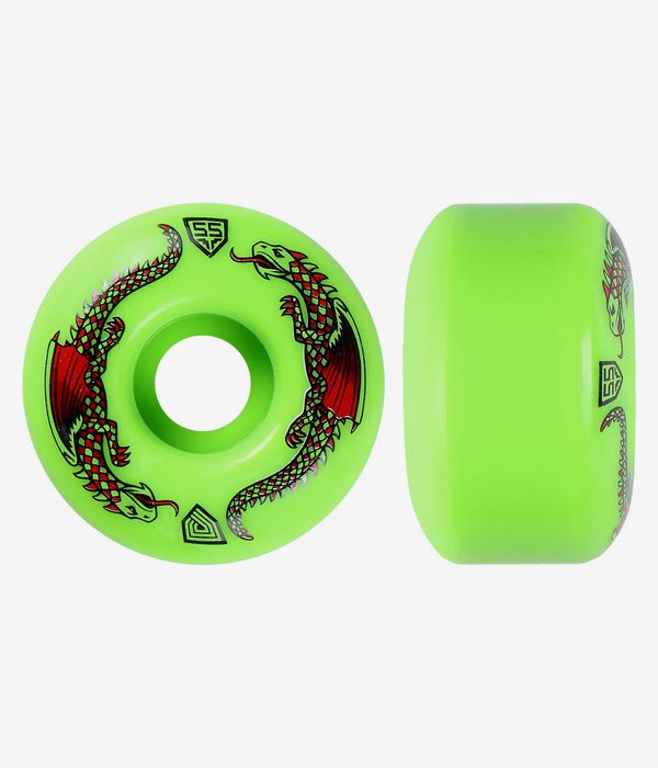 Powell-Peralta Dragons V4 Wide Roues (green) 55 mm 93A 4 Pack
