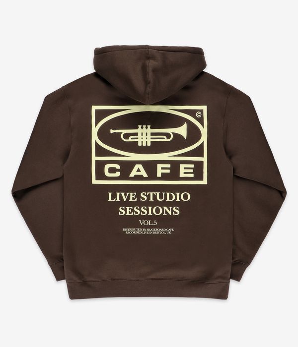 Skateboard Cafe 45 sweat à capuche (coffee)