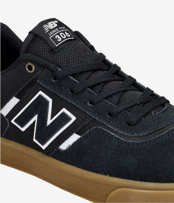 New Balance Numeric 306 Shoes (black white gum)