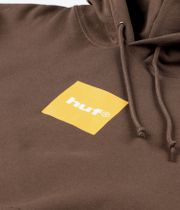 HUF 89 Box Logo Hoodie (chocolate)