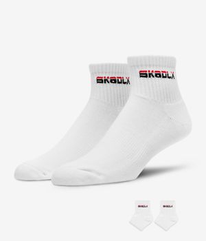 skatedeluxe Athletic Mid Socks US 6-13 (white) 3 Pack