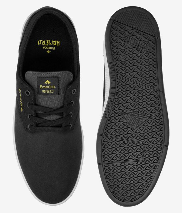 Emerica The Romero Laced Shoes (grey black yellow)