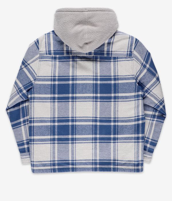 Vans Piedmont Plaid Shacket Jacket (oatmeal heather true navy)