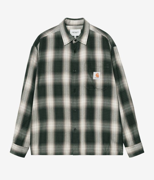 Carhartt WIP Harlin Plain Weave Shirt (kale green)