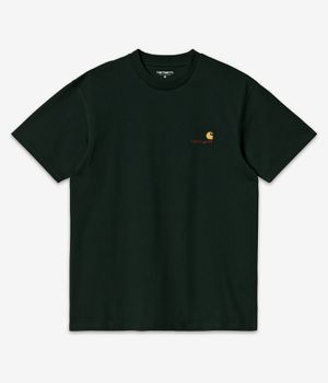 Carhartt WIP American Script Camiseta (dark cedar)