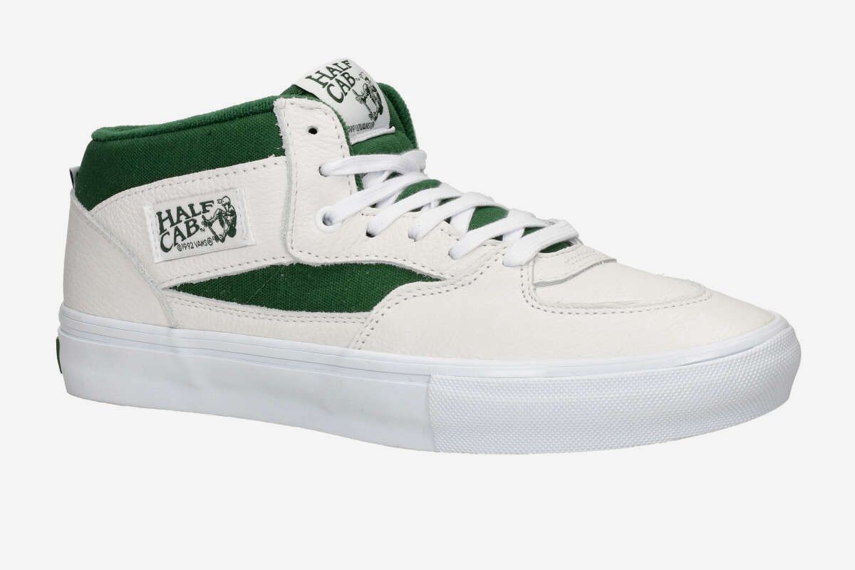 Vans Skate Half Cab Shoes (white green)