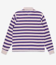 Brixton Vintage Stripe Polo-Shirt (electric blue flame whitecap)
