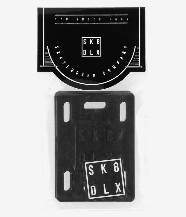 skatedeluxe 1/8" Shock Pads (black) 2er Pack