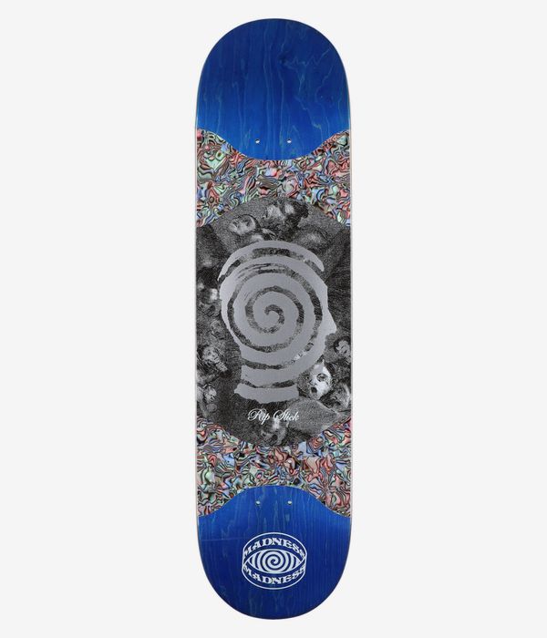 Madness Voices Slick 8.125" Skateboard Deck (blue multi)