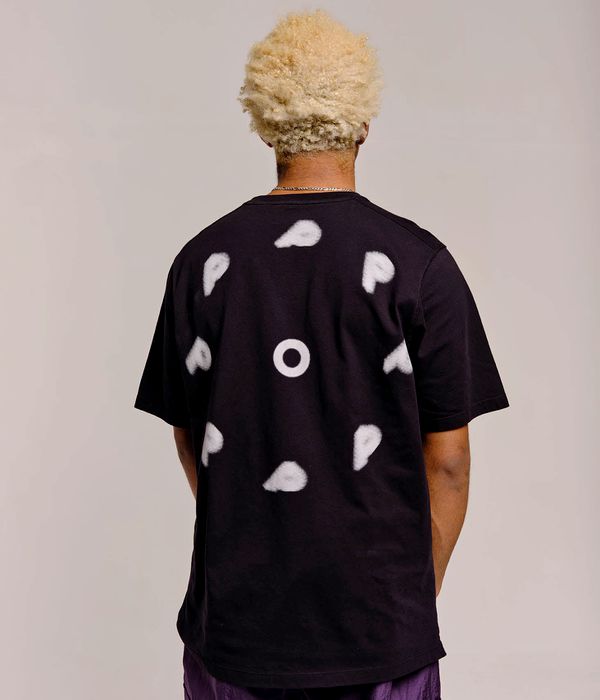 Pop Trading Company Blurred T-Shirt (black)