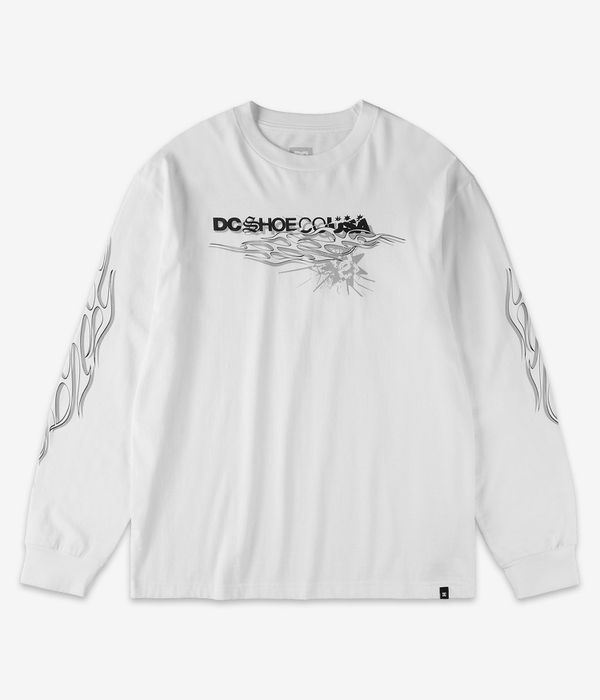 DC Side Flame Long sleeve (white)