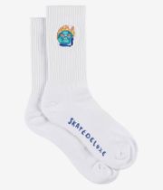 skatedeluxe Earth Socks US 6-13 (white)