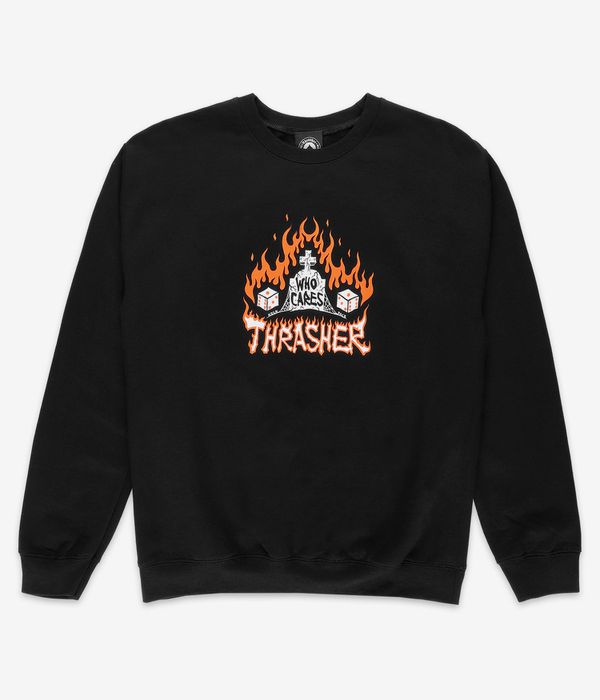 Thrasher x Neckface Who Cares Sweatshirt (black)