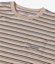 skatedeluxe Stripes Pocket Organic T-Shirt (beige)