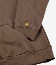 Carhartt WIP Chase Felpa Hoodie (chocolate gold)