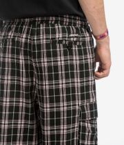 Yardsale Shoreline Plaid Shorts (black pink)