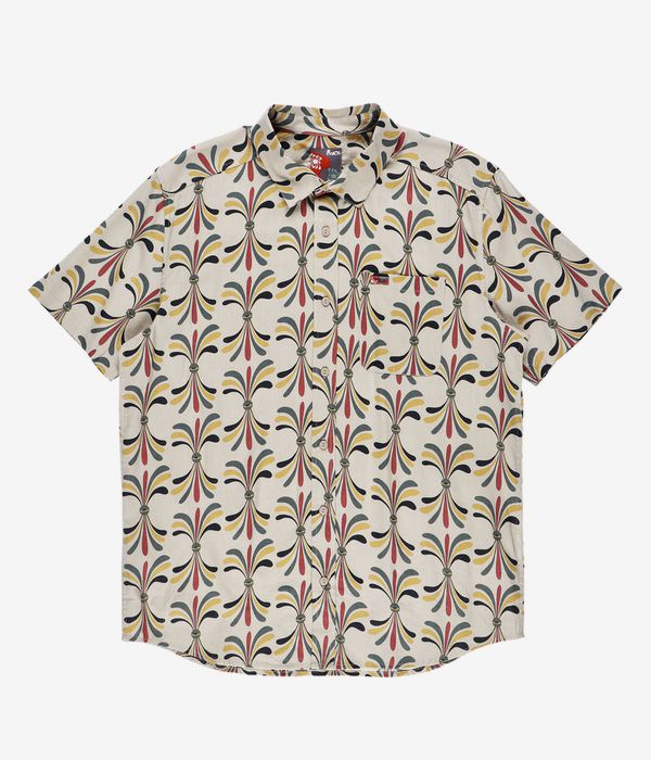 RVCA La Eye Floral Shirt (light khaki)