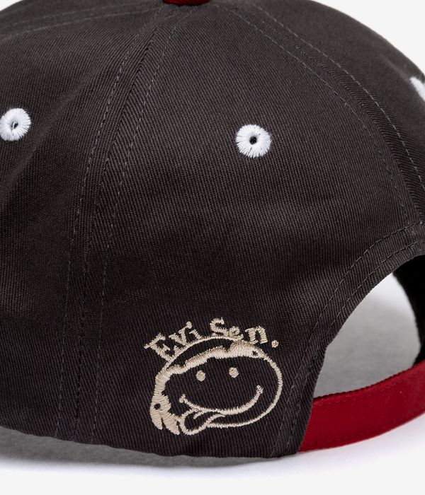 Evisen One Up 6 Panel Cappellino (free dark grey red)