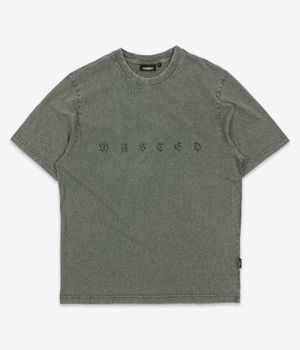 Wasted Paris Splinter Faded T-Shirt (faded olive khaki)