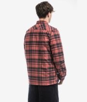Patagonia Organic Cotton Fjord Flannel Chemise (ice caps burl red)