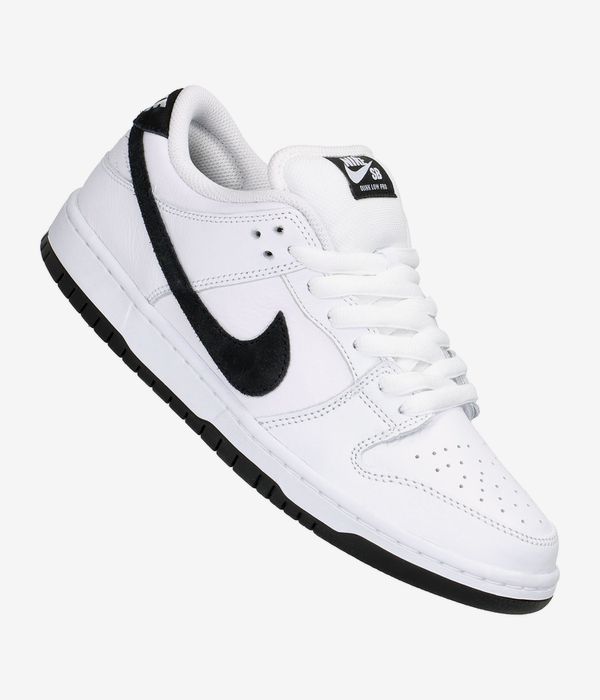 Nike SB Dunk Low Pro Shoes (white white black)