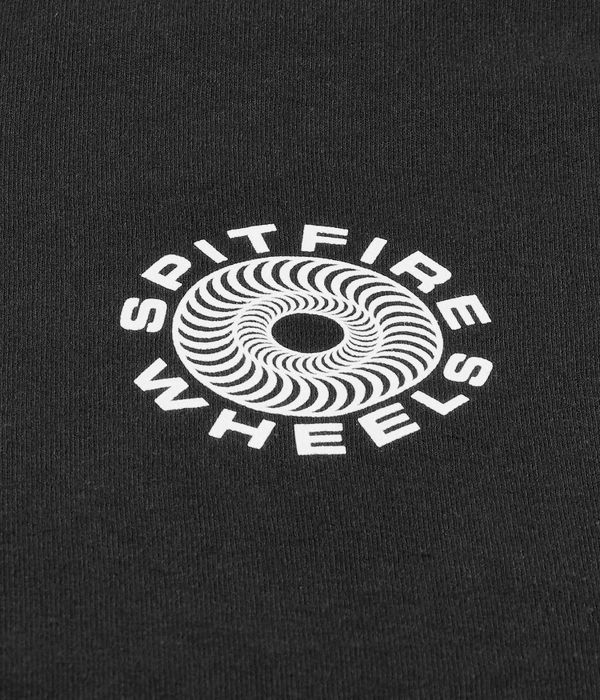 Spitfire Classic 87' Swirl T-Shirty (black white)
