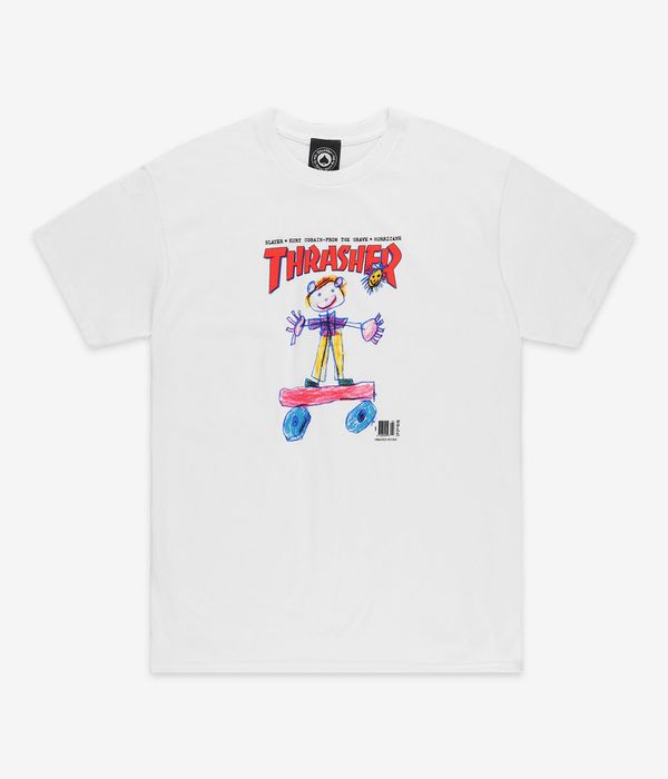 Thrasher Kid Cover T-Shirt (white)