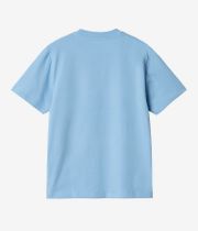 Carhartt WIP W' Script Embroidery T-Shirt women (bluebird fleur de sel)