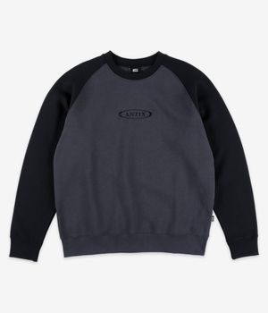 Antix Simplex Raglan Organic Sweatshirt (black slate grey)