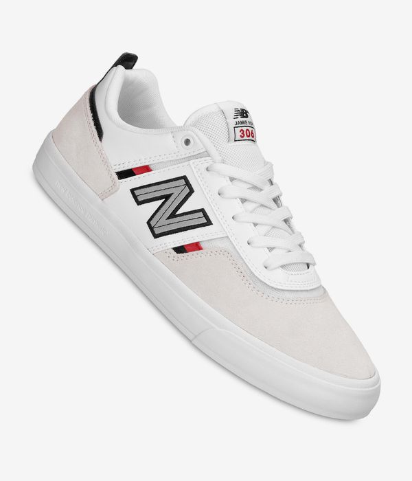 New Balance Numeric 306 Shoes (white red)