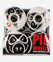 Pig Head Wheels (white) 52mm 101A 4 Pack