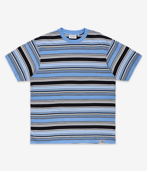 Carhartt WIP Lafferty Camiseta (stripe piscine)
