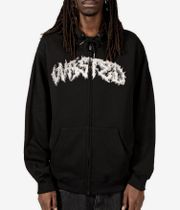 Wasted Paris Undead Felpa Hoodie con zip (black)