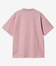 Carhartt WIP W' American Script Organic Camiseta women (glassy pink)