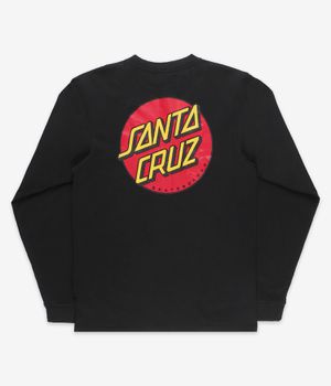 Santa Cruz Classic Dot Chest Camiseta de manga larga (black)