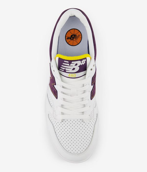 New Balance Numeric 480 Shoes (white purple)