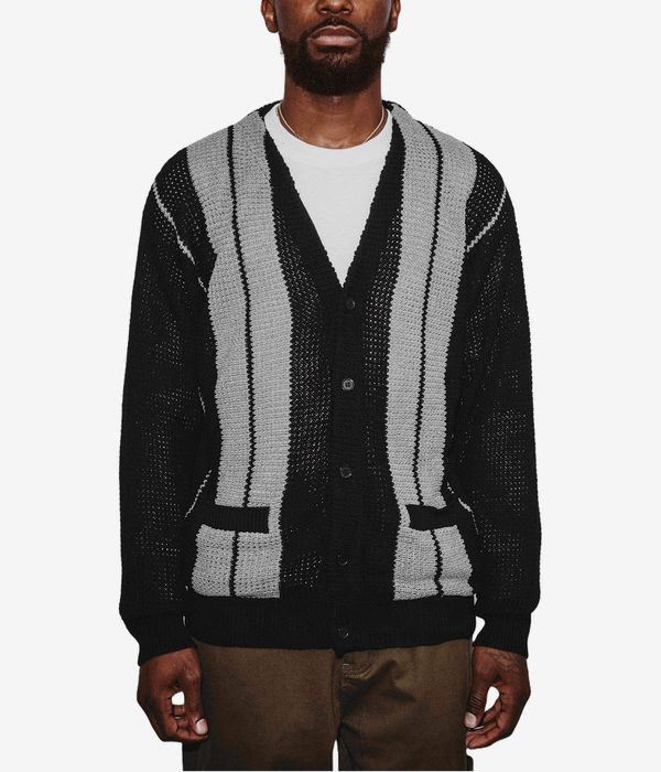 Fucking Awesome School Striped Cardigan Veste (black)