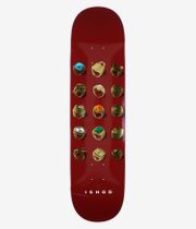 Real Ishod Jeweler Twin Tail 8" Skateboard Deck (burgundy)
