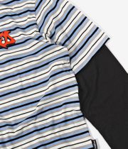 Wasted Paris Stripes Savage Longues Manches (black bowl blue)